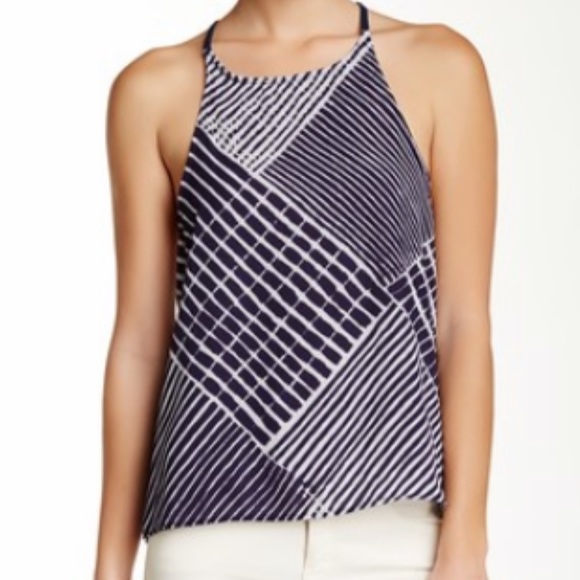 Printed Strappy Halter Top XS - Picture 1 of 8